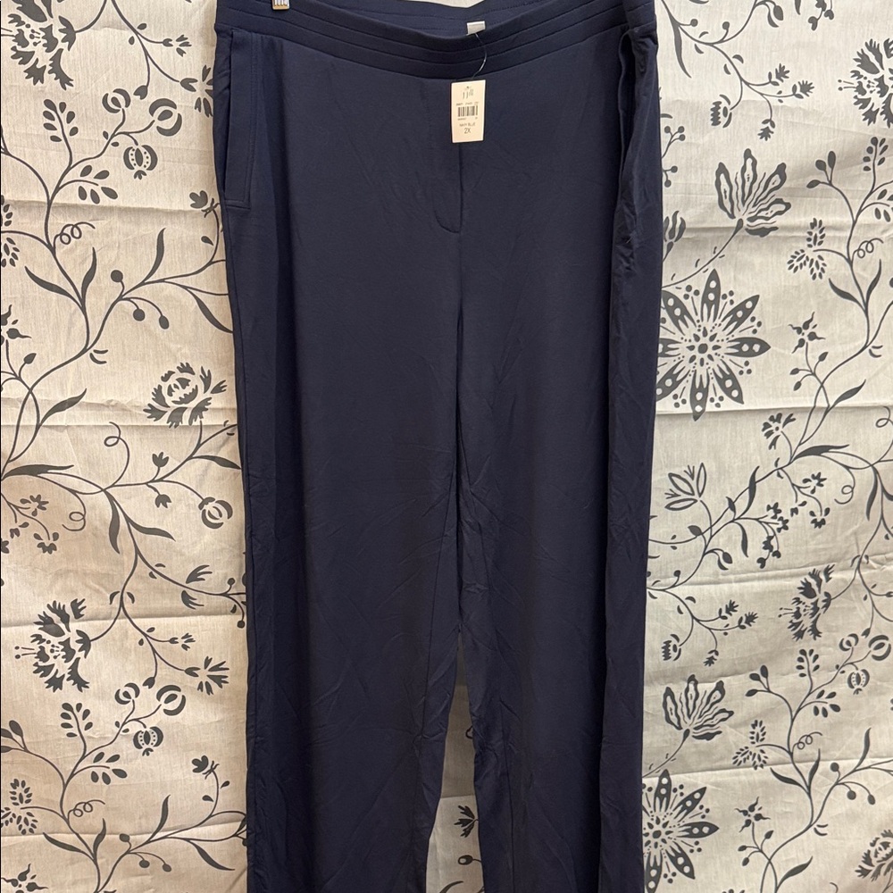 J. Jill Deep Blue relaxed pants